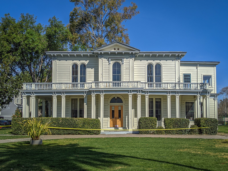 James Lick Mansion and granary in Santa Clara, CA